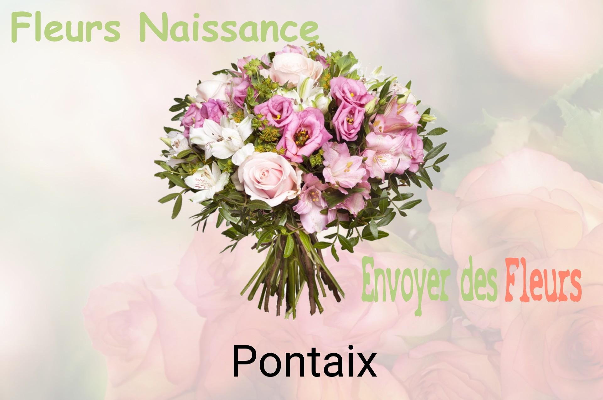 Bouquet de fleurs de naissance livré à Pontaix